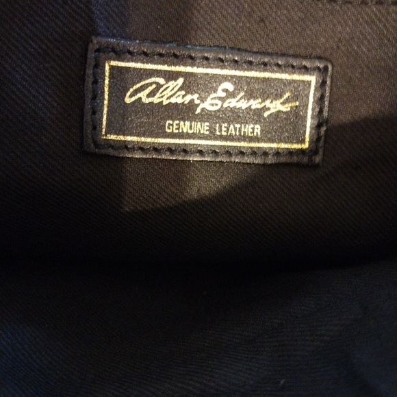 Allen Edwards Black Leather Crossbody - Picture 11 of 11